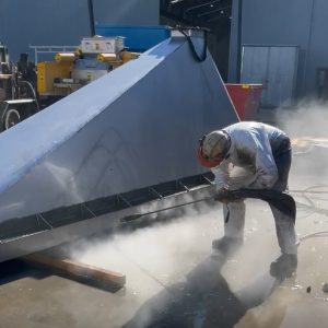 Hydro blasting